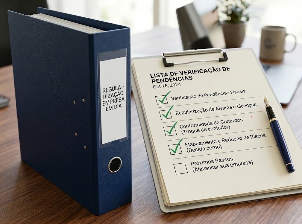 Checklist de regularização de pendências da empresa